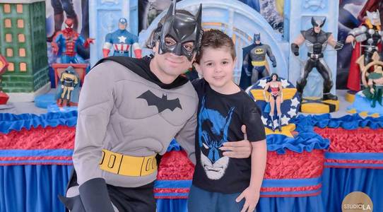Festa Infantil de Aniversário do André - Tema Liga da Justiça