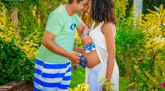 Ensaio Gestante de Fabiola + Renan = Lael Victor e Leví Mariano