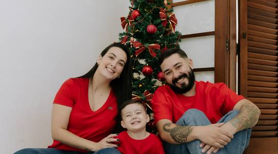 Família de Natal Samuel e família