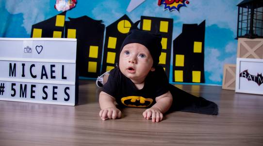 Fotografia Infantil de Micael - 5 Meses