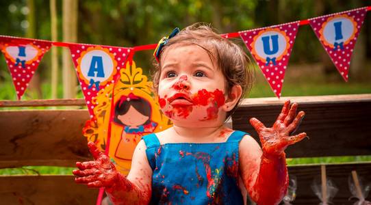 Infantil de Smash the Cake da Maria Luiza