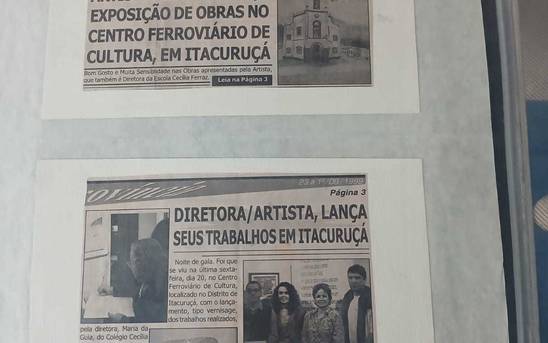 Cultura de Artistas Expondo no Espaço Cultural de Itacuruçá
