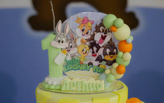 Aniversários de Aniversário de 1 anos baby looney tunes