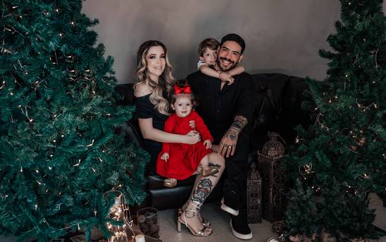Família de Memórias de natal 