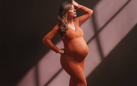 Gestante de Glauciane- A espera do Augusto