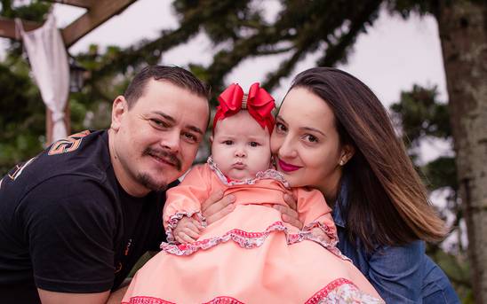 Ensaios de Famílias  de Helena 5 meses 