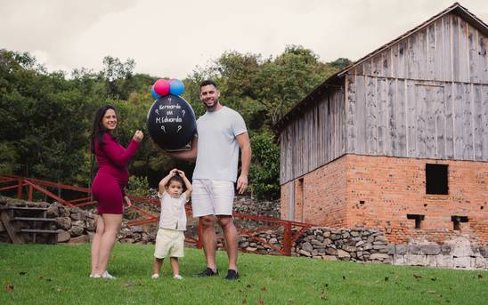 Gestantes de Ensaio Revelação Maria Eduarda 