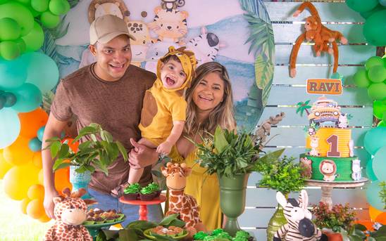 Aniversários Infantis de Prévia - Safári do Ravi | 01 ano