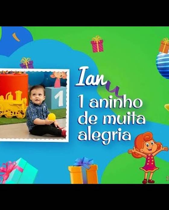 FESTA INFANTIL de IAN #1 - TRÊS PALAVRINHAS