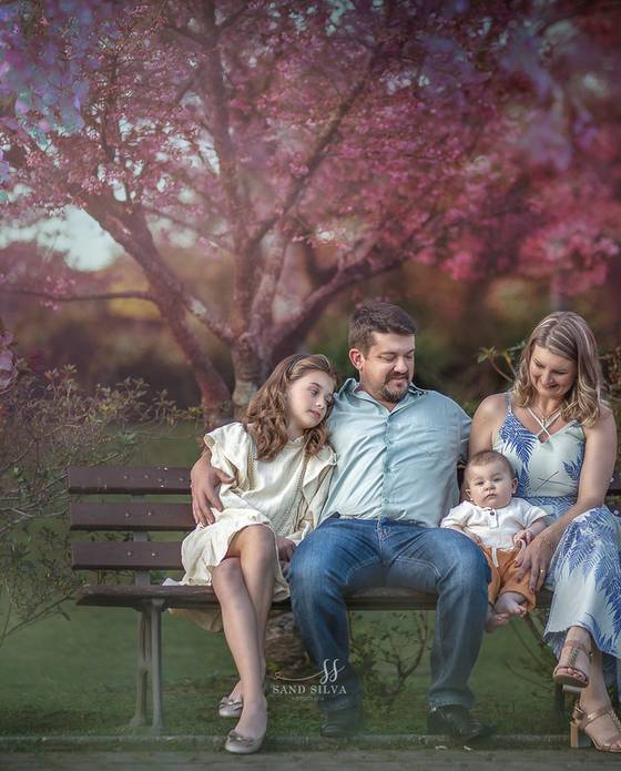 Familia de Ensaio Familia - Cerejeiras 