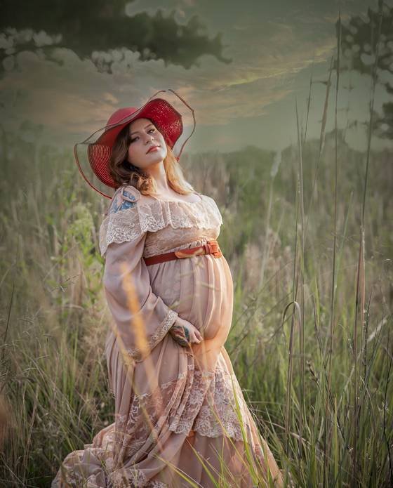 Gestante  de Ensaio Gestante- Aryane