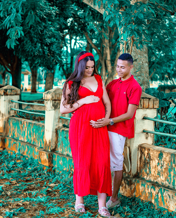 Ensaio Gestante de Karol e Nicolas