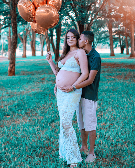 Ensaio Gestante de Karol e Nicolas