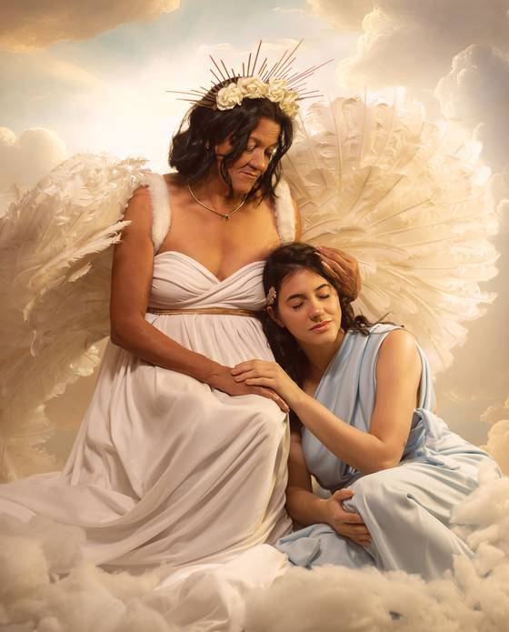 Fine Art de Ensaio Fine Art - Mãe maria e Angelica