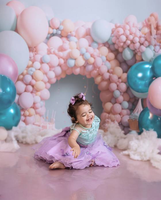 Retrato em Estúdio de Smash The Cake - Sara