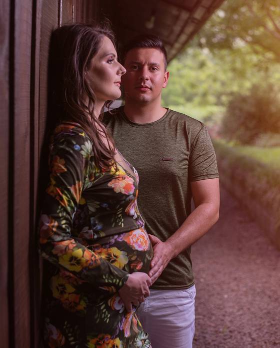 Gestante de Hiago e Marina