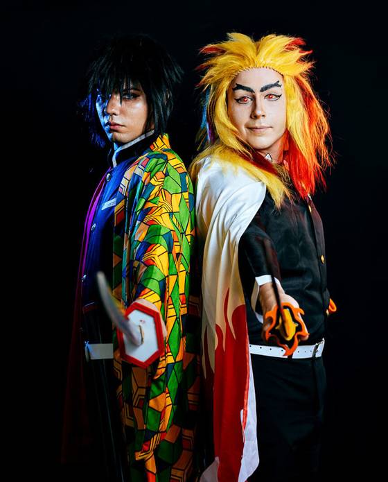 Anime de Rengoku & Tomioka - Demon Slayer