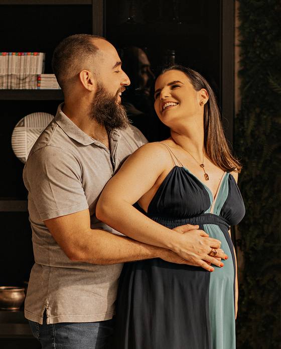 Ensaio Gestante de Kelly e Vitor - Doce espera de Vitória