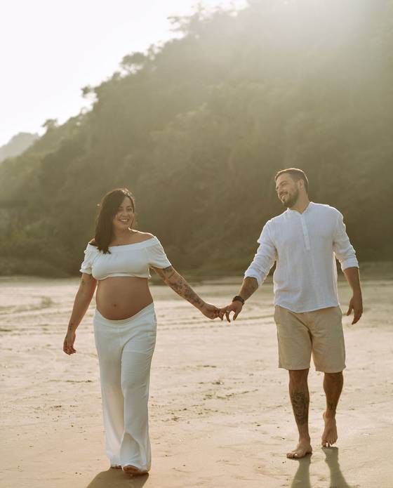 Ensaio Gestante de Lidiane e Henrique - a espera de Mariah