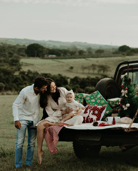 Ensaio Família de Dhyana e Família - Natal no Paraíso
