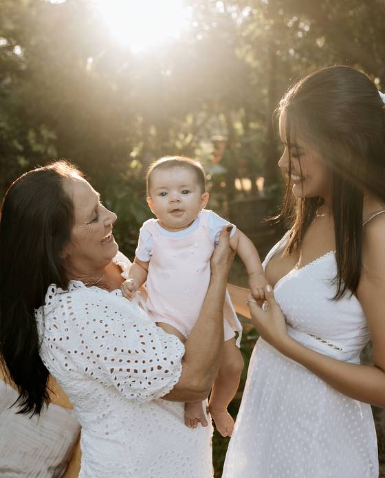 Ensaio Família de Mamãe, Vovó e Carol
