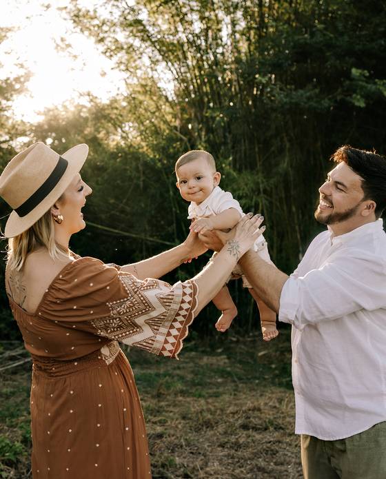 Ensaio Família de Dani, Francisco e Dom