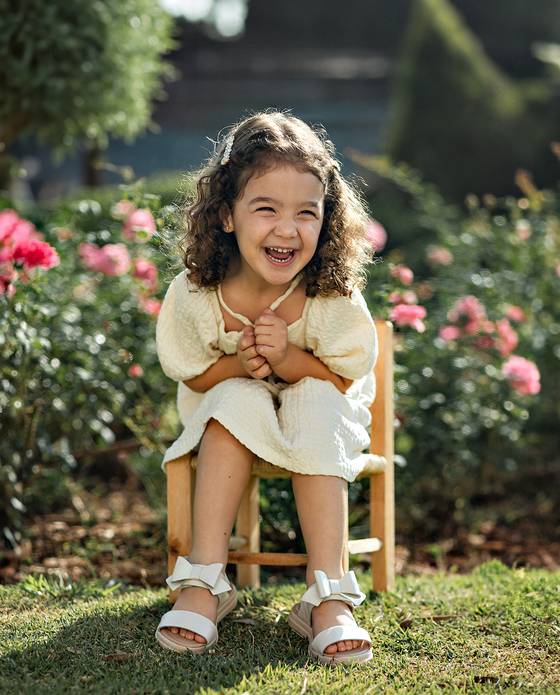 Ensaio Infantil de Agnes 4 anos