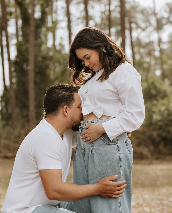 Ensaio Revelação de Rafaela e Marcos - Revelação de Caleb