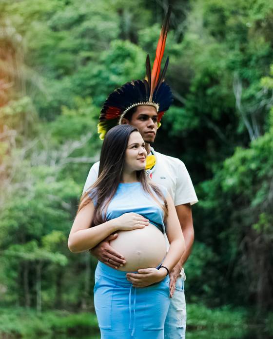 Gestantes de Ensaio Externo Gestante - Elisa e Rominho