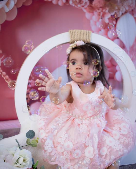 Book Infantil de Smash the Cake - 1 ano Isabella