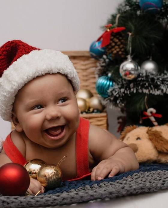 Infantil  de Primeiro Natal do Nathan