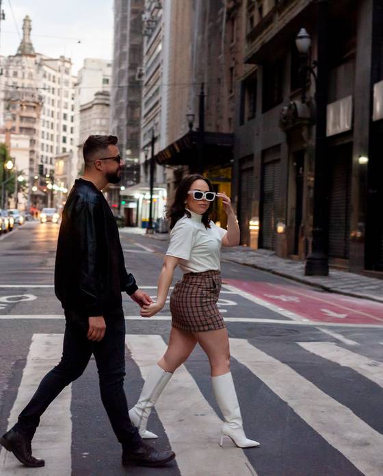 Ensaio de Save the Date Urbano