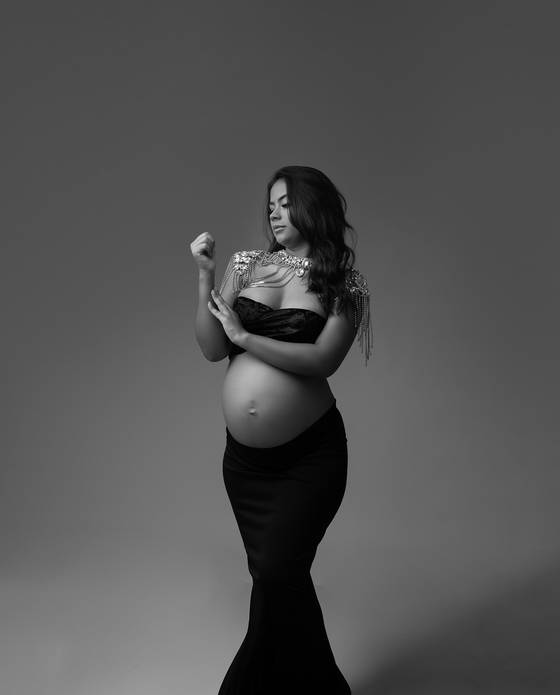 Gestante  de Doce Espera de Aylan 