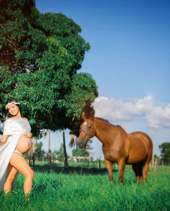 Gestante  de Doce Espera de Davi 