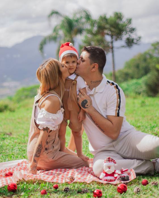FAMÍLIAS de Kathlenn & família - Ensaio Natal 
