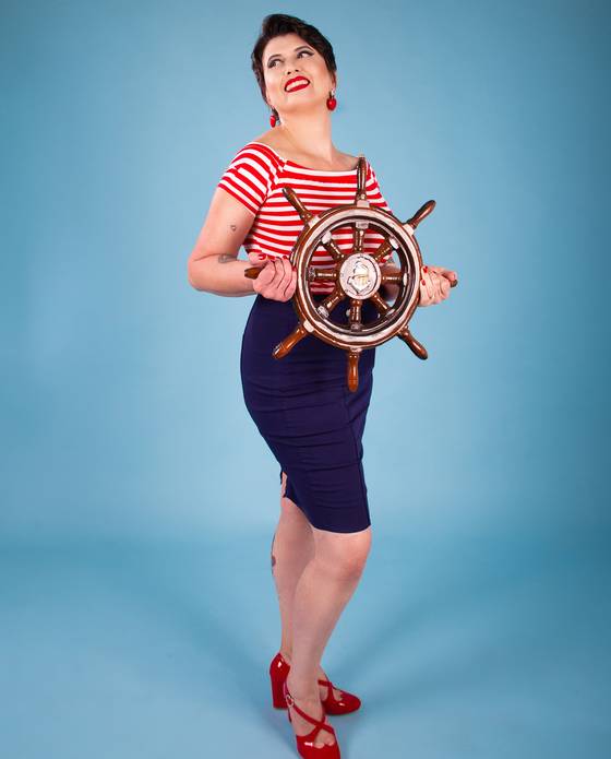 Pin-up de Navy - Marcia