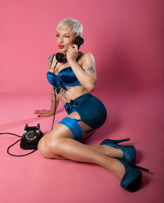 Lingerie de Carolina - Ensaio Pin-up