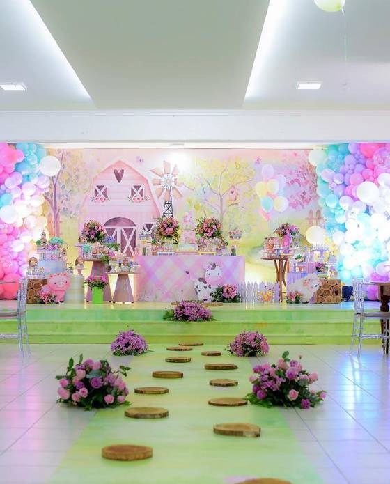 Festa Infantil Menina  de Fazendinha da Liz 