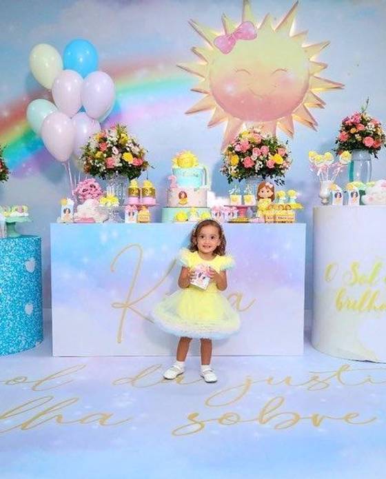 Festa Infantil Menina  de Festa Raio de Sol 