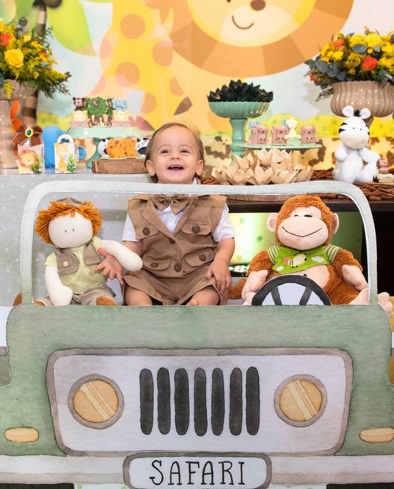 Festa Infantil Menino  de Safari do Léo 