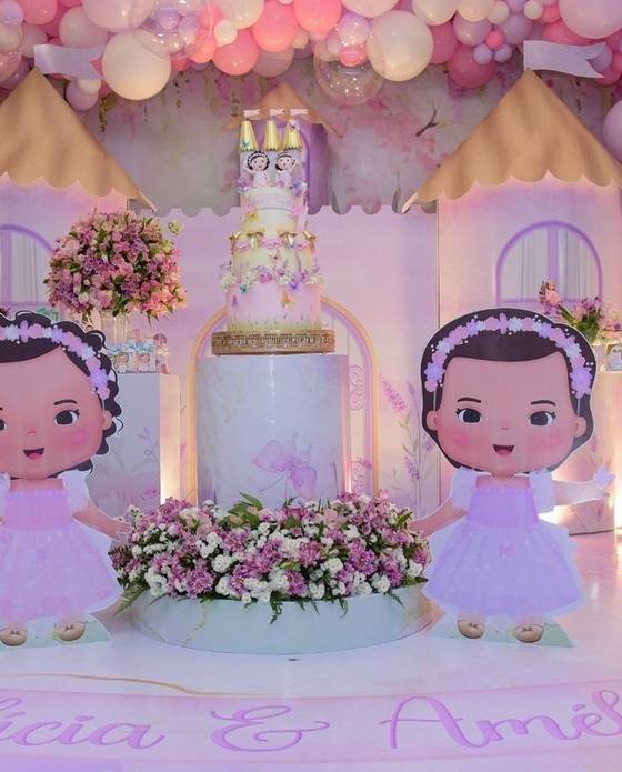 Festa Infantil Menina  de Jardim Real das Gêmeas