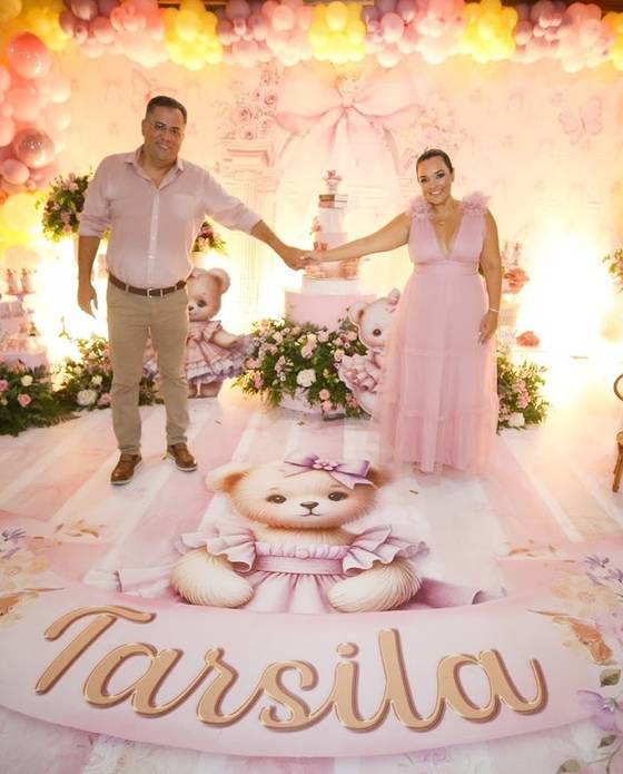 Festa Infantil Menina  de Cha das amigas ursinhas da Tarsilla 