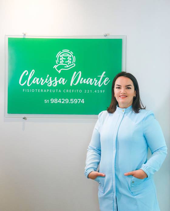 Corporativo de Fisioterapeuta Clarissa Duarte