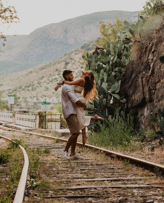 Pre Wedding de Sessão de Solteiros - Fátima & João
