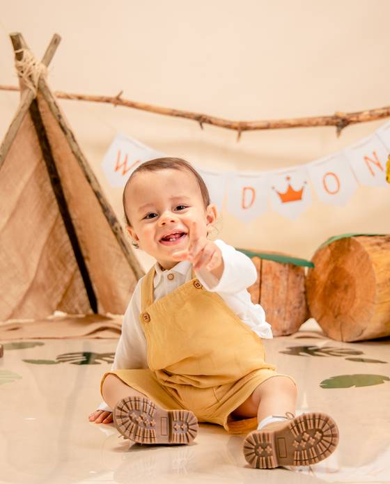 SmashTheCake de Sessão Aniversário - Afonso