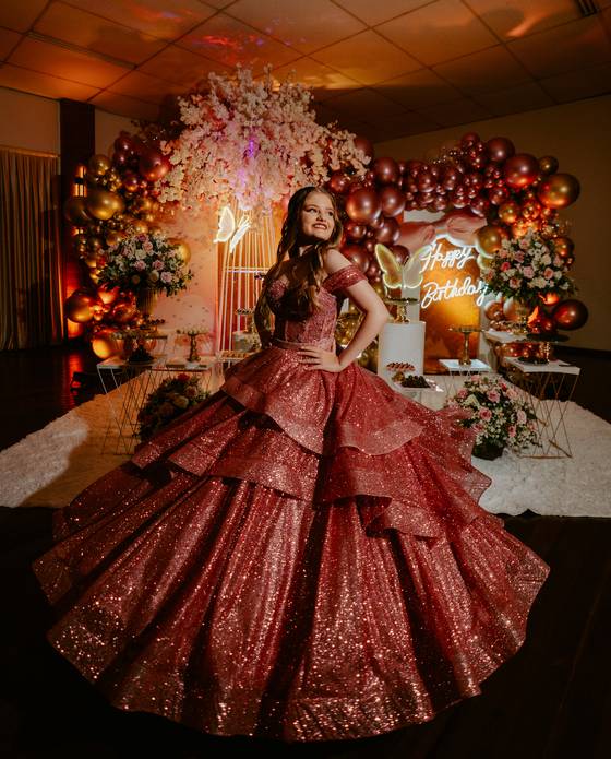 Sessões de Festa de 15 anos da Priscila | Fotografia de debutante no Vale Europeu – Santa Catarina