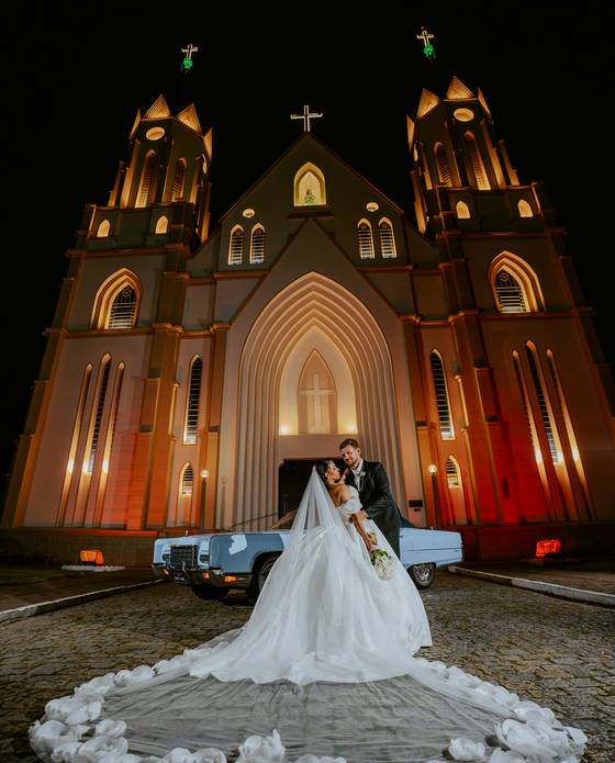 Casamento de Casamento em Indaial | Patrícia e Rogério na Igreja Matriz Santa Inês e Sociedade Recreativa Indaial