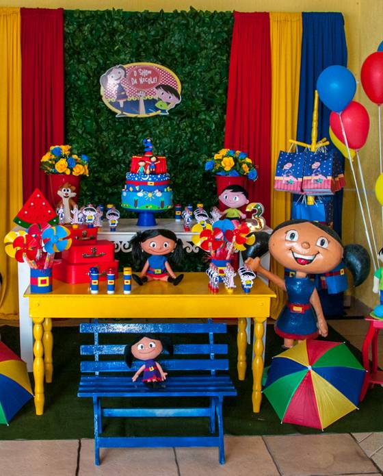 FESTA INFANTIL de FESTA DE 3 ANOS DA NICOLE