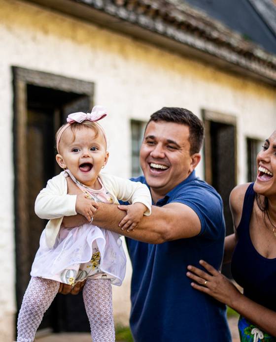 Ensaio  de Ensaio Família Valentina 1 aninho 