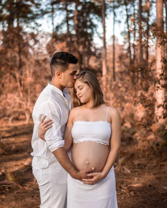 Gestante  de Jhenifer e Arthur 